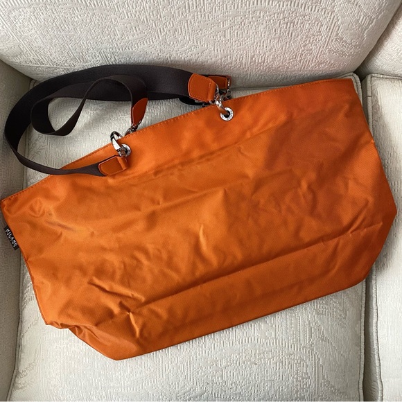 Milano Series Medium Size Orange Tote Bag - Picture 7 of 14